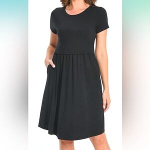 Nursing T-Shirt Dress